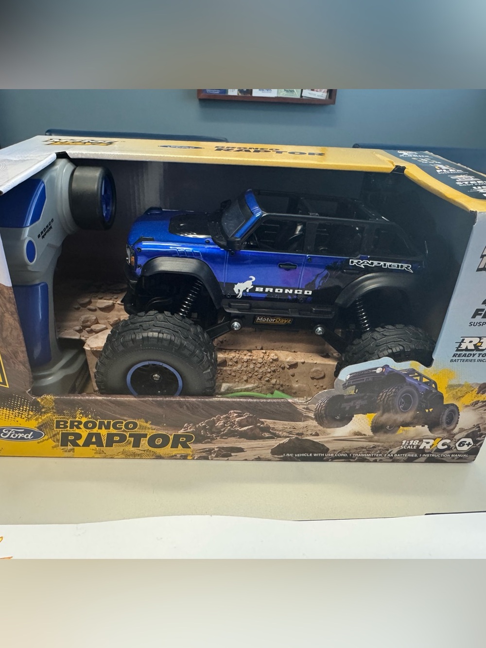 Remote Control Monster Truck - Blue